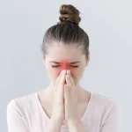 ضربه به بینی عمل شده